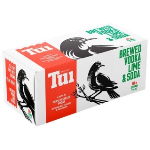 Picture of Tui 7% Vodka Lime and Soda 18pk Cans 250ml