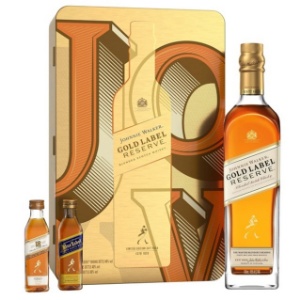 Picture of Johnnie Walker Gold Reserve 700ml + JW Blue 50ml + JW 18YO 50ml