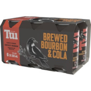 Picture of Tui 7% Bourbon n Cola 6pack Cans 330ml